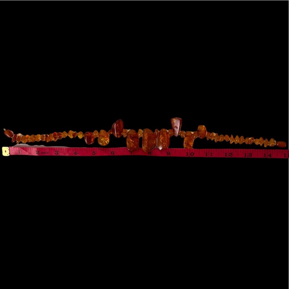 Vintage Genuine Yellow Honey Baltic  Amber Beads Necklace Statement Янтарь - Picture 4 of 9